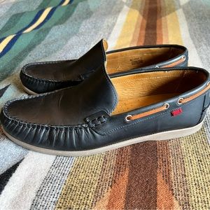 $165 Marc Joseph New York Franklin leather deck shoes Mens 11